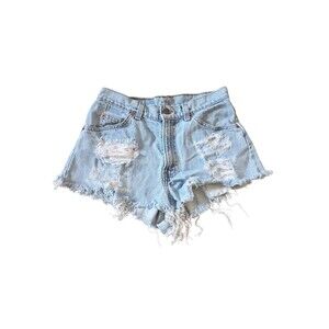 Levi's Cutoff Shorts Women's Jean Shorts Size 29 Lighwash 560